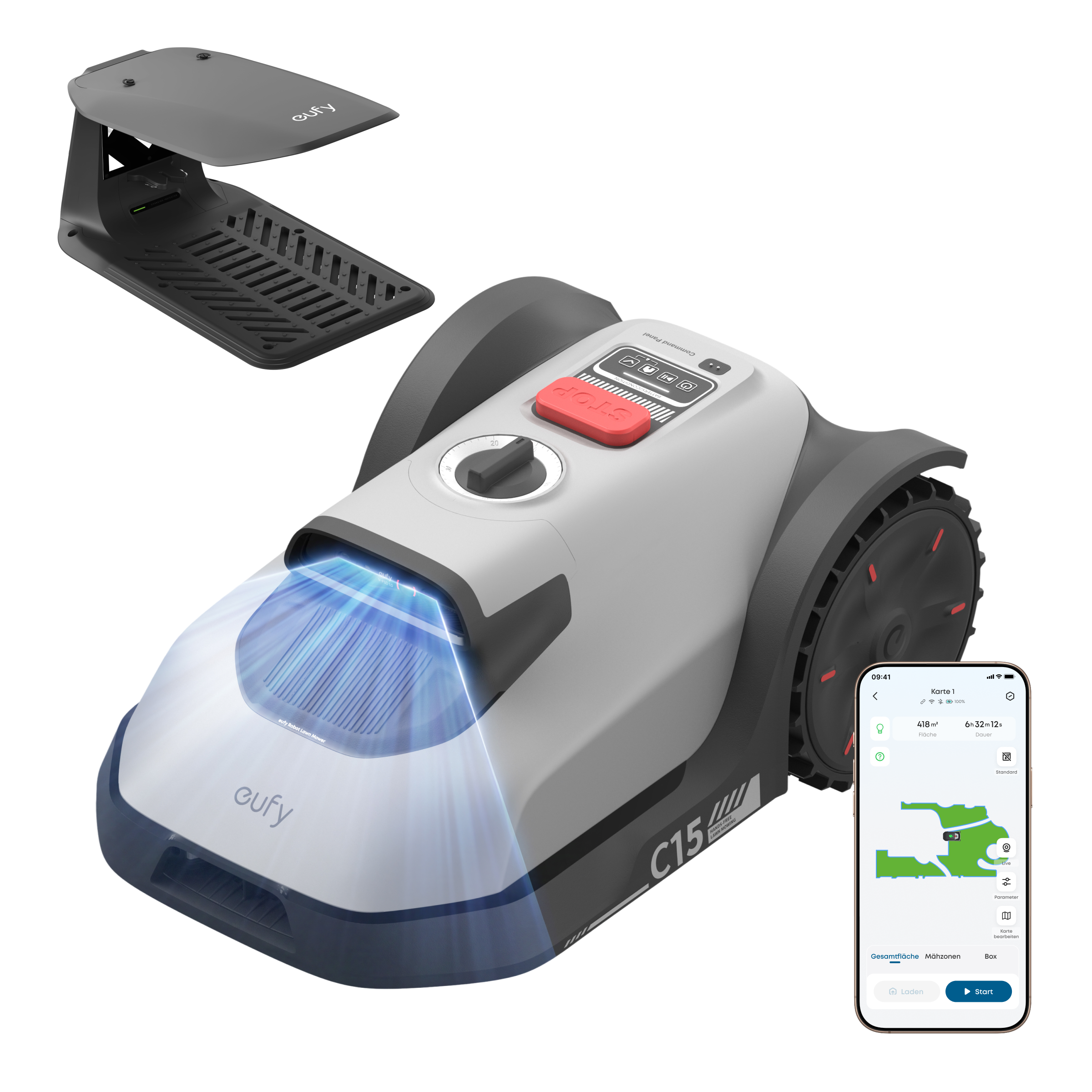 eufy C15 z garażem (T280B3A1) — materiał producenta